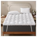 DECROOM 3 INCH MEMORY FOAM MATTRESS TOPPER FULL SI