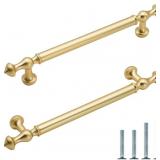 2-10 PACK BRUSHED GOLD CABINET PULLS 5 INCH/128MM