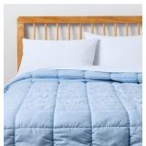 TWIN/TWIN EXTRA LONG BOX STITCH PUFFER COMFORTER L