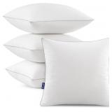 MIULEE 18X18 PILLOW INSERTS (SET OF 4) -DECORATIVE