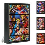 NATIVITY DECORATIVE LIGHT INSPIRED BY CHURCH STAIN