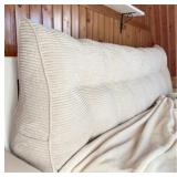 CORDUROY BACK HEADBOARD CUSHION QUEEN SIZE
