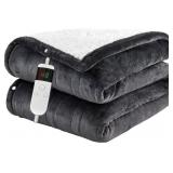ELECTRIC BLANKET HEATED FULL, SOFT FLANNEL 72'X84'