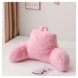 A NICE NIGHT FAUX FUR READING PILLOW BED WEDGE LAR