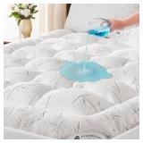 100% WATERPROOF KING SIZE MATTRESS TOPPER, THICK P