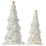 DN DECONATION CERAMIC CHRISTMAS TREE WITH LIGHTS,