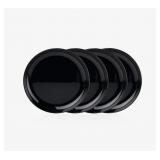 1 LOT OF (3) MARBELLA MELAMINE STACKING SALAD PLAT