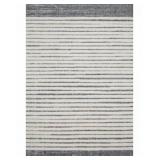 $179 HAGEN HAG-01 WHITE/OCEAN 5'3'X7'8' AREA RUG