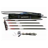 $179 ZP4 10 FT. STAINLESS STEEL DUST BARRIER POLES