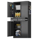 $170 GARAGE STORAGE CABINET WITH 2 DRAWERS AND PEG