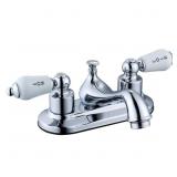 TEAPOT 4 IN. CENTERSET DOUBLE-HANDLE LOW-ARC BATHR