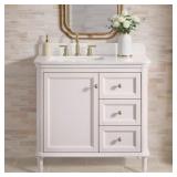 $1379 CLIVEDEN 36 IN. SINGLE SINK FREESTANDING CAM