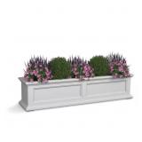 $117 FAIRFIELD 48 IN. X 11 IN. SELF-WATERING WHITE