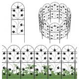MOOACE DECORATIVE GARDEN FENCE 15 PACK, 38IN (H) X
