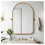 $168 24 IN. W X 36 IN. H ARCHED GOLD FRAMED WALL M