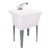 $148 22.875 IN. X 23.5 IN. WHITE 19 GAL. UTILITY S