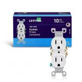 LEVITON 15 AMP 125 V DUPLEX OUTLET/RECEPTACLE, WHI