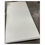 GLASLINER 0.090 IN. X 4 FT. X 8 FT. WHITE FRP DECO