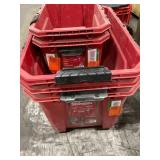 1 LOT OF 3-HUSKY HEAVY DUTY STORAGE CONTAINER 20 G
