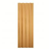VIA 36 IN. X 80 IN. OAK VINYL ACCORDION DOOR WITH