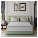 $189 QUEEN SIZE PLUSH HYBRID GEL MEMORY FOAM 12 IN