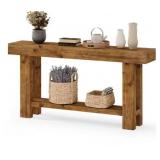 63-IN-BROWN-RECTANGLE-SOLID-WOOD-CONSOLE-TABLE-WIT