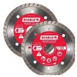 1 LOT 2-TURBO RIM MASONRY DIAMOND CUT OFF BLADE VA