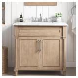 $779 ABERDEEN 36 IN. SINGLE SINK ANTIQUE OAK BATH