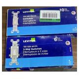 1 LOT OF 1-LEVITON 15 AMP 125-VOLT AC/CA SWITCHES