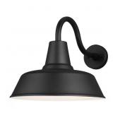 $128 BARN LIGHT 1-LIGHT MATTE BLACK MODERN FARMHOU
