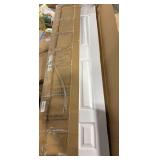 1 WHITE BARN DOOR 80IN H X 24IN W