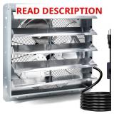 $202 CRIDITPID 24 INCH WALL MOUNTED SHUTTER EXHAUS