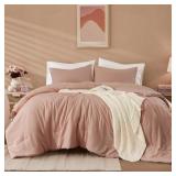WRENSONGE KING SIZE COMFORTER SET - 3 PIECES DUSTY