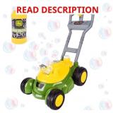 JOHN DEERE BUBBLE LAWN MOWER FOR TODDLERS, BUBBLE