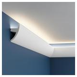 9PCS 47.24 (TOTAL 35.4 FT) CEILING CROWN MOLDING W