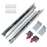 UNDERMOUNT CONCEALED SOFT CLOSE DRAWER SLIDES 18IN