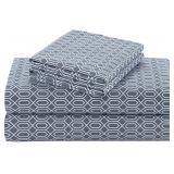 COMFORT SPACES 100% COTTON SHEET SET BREATHABLE, L