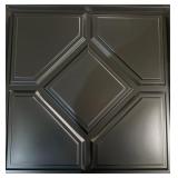 1 LOT OF ASSORTED AMOUNT OF BLACK 3D CELLING TILES