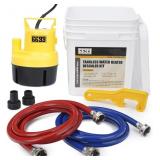 TANKLESS WATER HEATER FLUSHING KIT INCLUDES 1/4HP