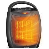 GIVEBEST PORTABLE ELECTRIC SPACE HEATER, 1500W/750