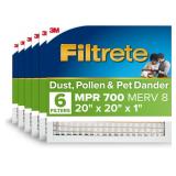 FILTRETE 20X20X1 AC FURNACE AIR FILTER, MPR 700, M