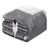 ELECTRIC HEATED BLANKET FULL SIZE 72'X84', SOFT FL