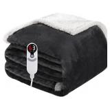 ELECTRIC HEATED BLANKET FULL SIZE 72"X84", SOFT FL
