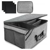 WOLT CAR TRUNK ORGANIZER WITH LID, COLLAPSIBLE MUL