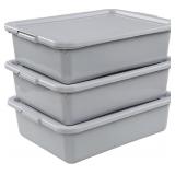 WEKIOGER 3 PACK BUS TUBS COMMERCIAL, 13 L MEAT TUB