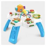VTECH BUZZ AND LEARN ACTIVITY TABLE WITH SEVEN INT