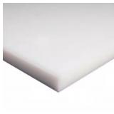 24 IN. X 48 IN. X 0.500 IN. WHITE POLYETHYLENE HDP