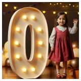 MARQUEE NUMBERS 4 FEET TALL LARGE LIGHT UP NUMBERS