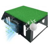 GOLF PROJECTOR ENCLOSURE WITH TURF | FLOOR MOUNTED