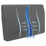 LUMBAR SUPPORT PILLOW FOR RECLINER, MEMORY FOAM BA